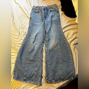 Free people wide leg jeans
